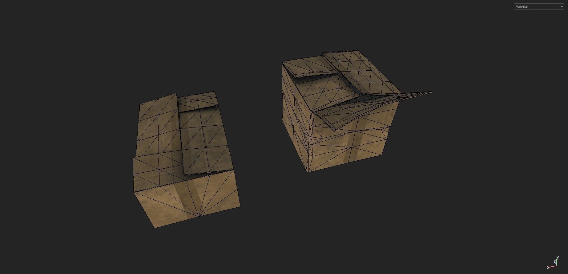 Cardboxes Pack 2 Low-poly 3D model_6