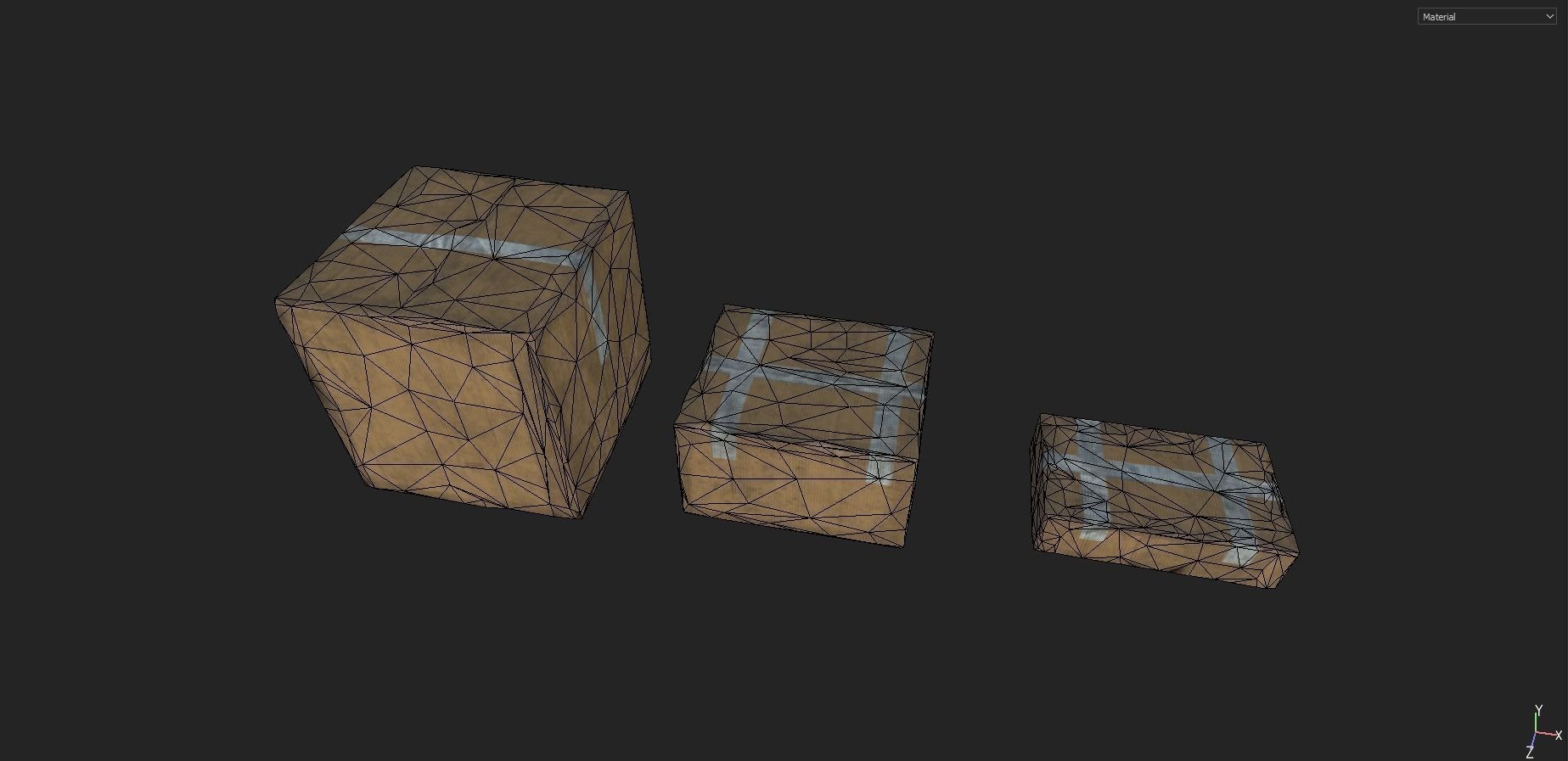 Cardboxes Pack 2 Low-poly 3D model_16
