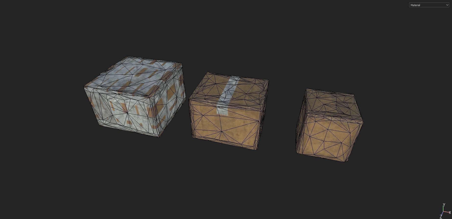 Cardboxes Pack 2 Low-poly 3D model_14