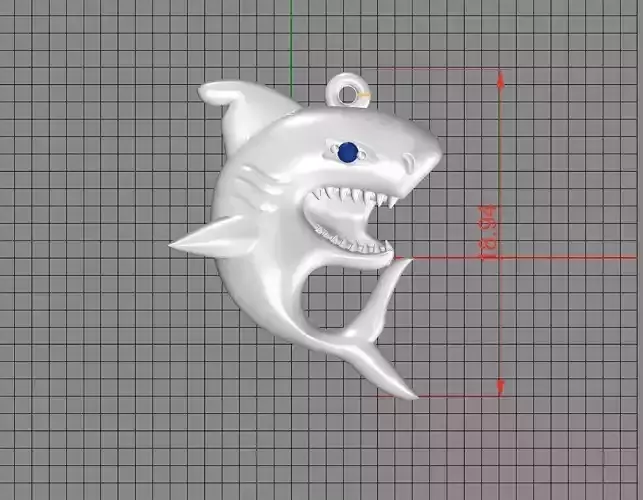 Shark pendant