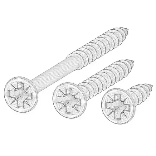 3Pcs Wood Screw  lengths 16  30  50 mm  Bit PZ2