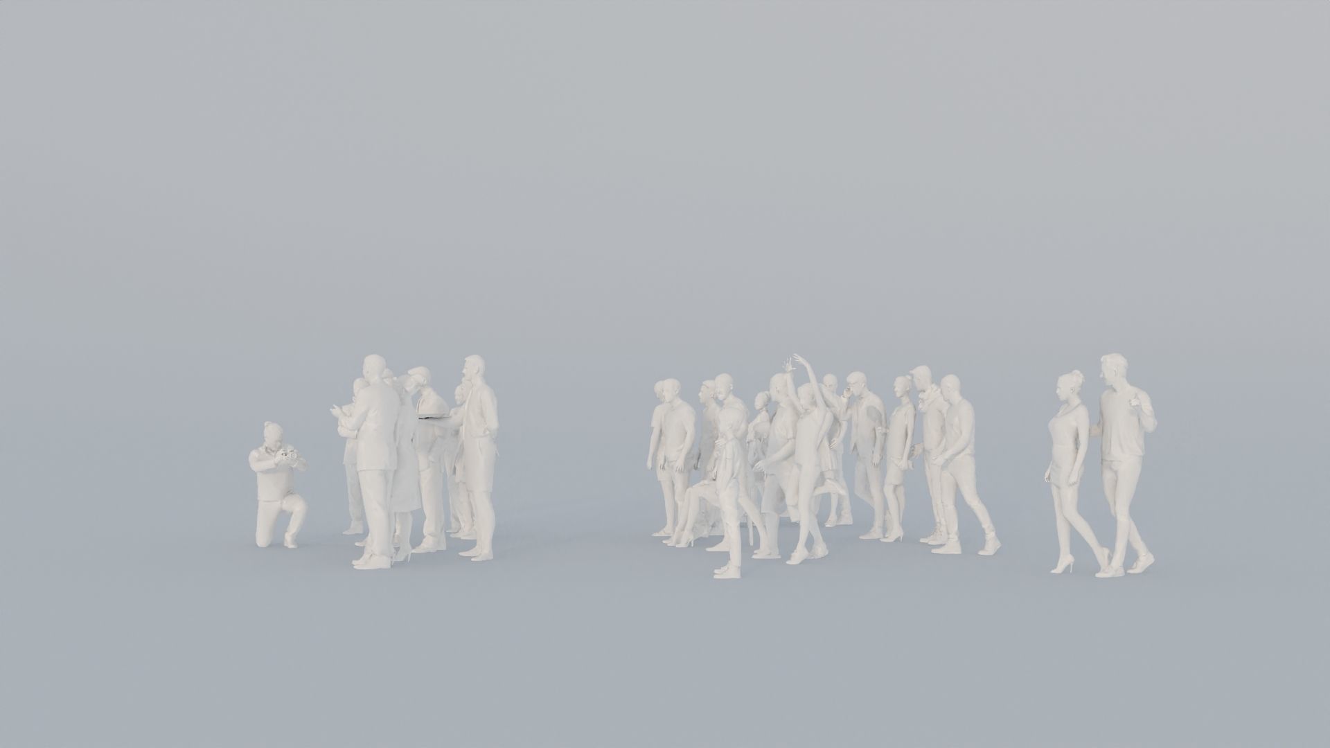 09 LP THIRTIES ELEGANT CAFE CASUAL CROWDS MAN SITTING WOMAN 3D print model_4