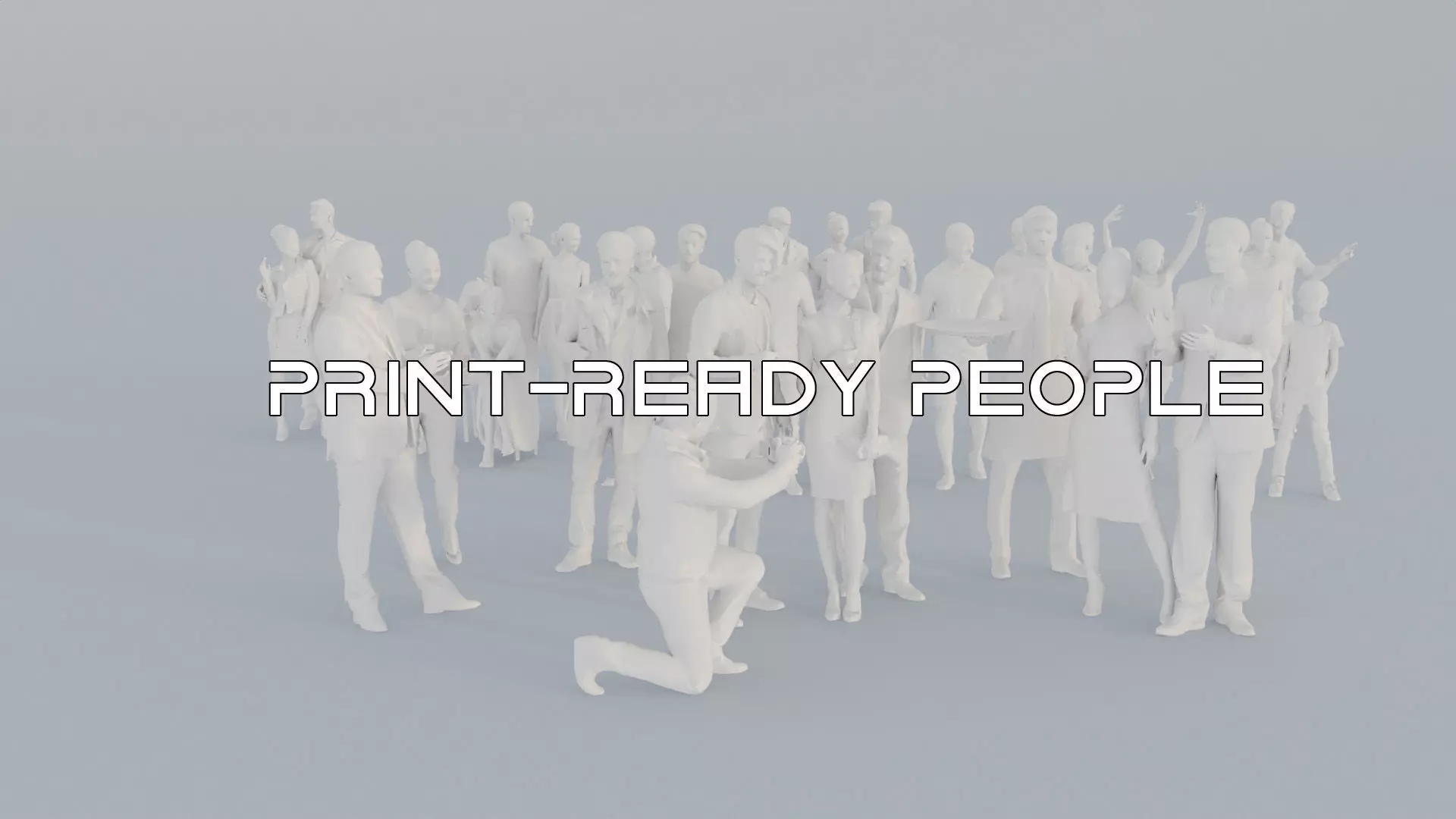 09 LP THIRTIES ELEGANT CAFE CASUAL CROWDS MAN SITTING WOMAN 3D print model_0