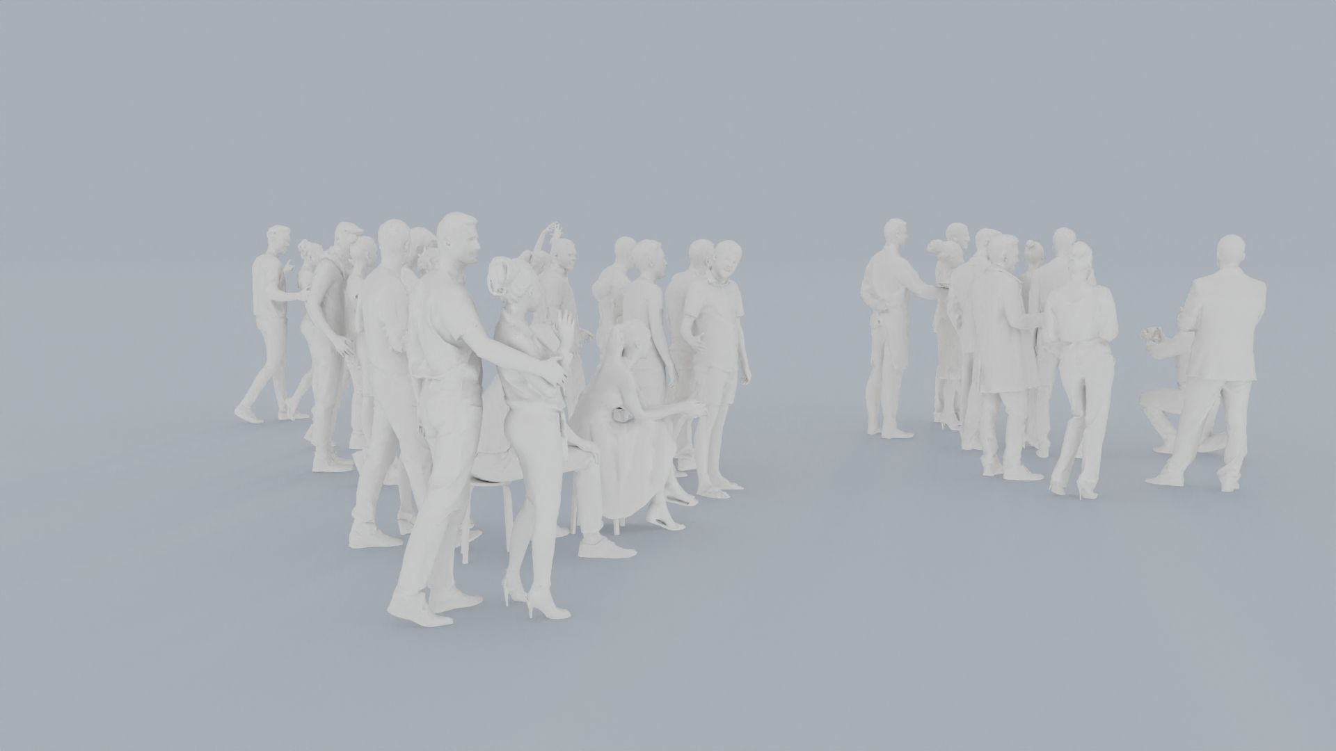 09 LP THIRTIES ELEGANT CAFE CASUAL CROWDS MAN SITTING WOMAN 3D print model_11