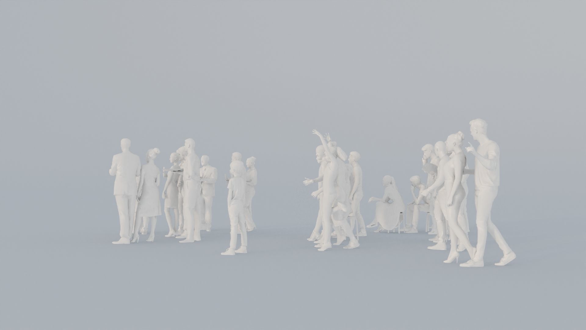 09 LP THIRTIES ELEGANT CAFE CASUAL CROWDS MAN SITTING WOMAN 3D print model_6