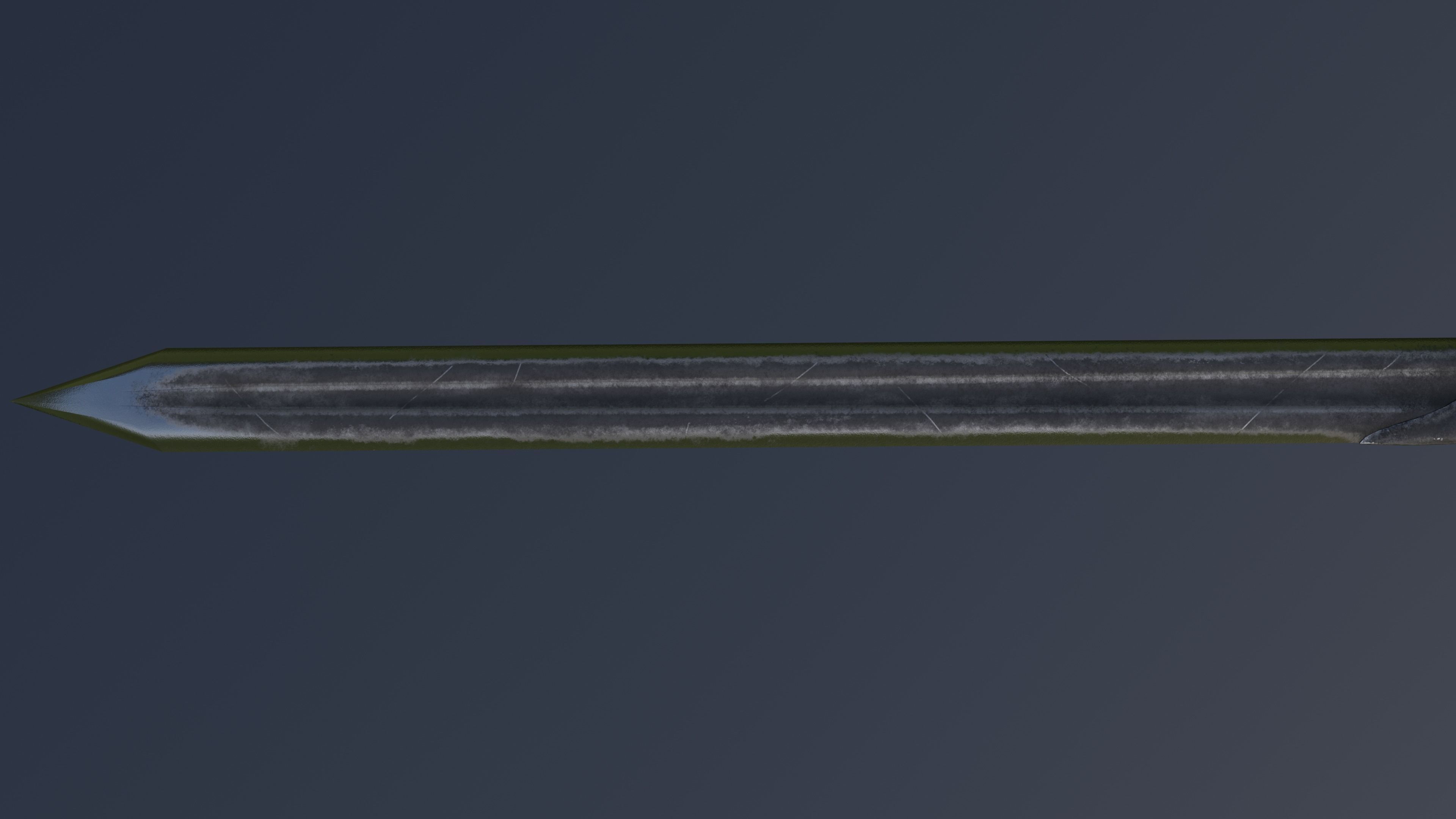 Sword 02 Low-poly 3D model_9