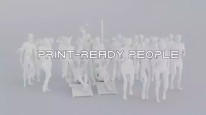 02 LP THIRTIES Beach Sport Casual CROWDS MAN SITTING WOMAN