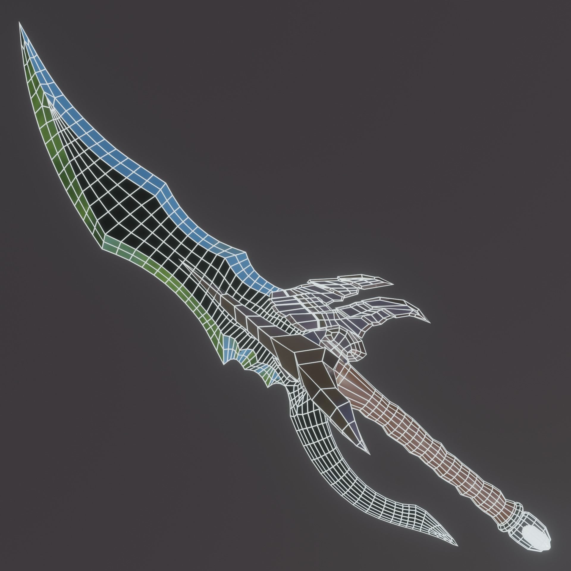 Kasakas Venom Fang Solo Leveling Low-poly 3D model_6