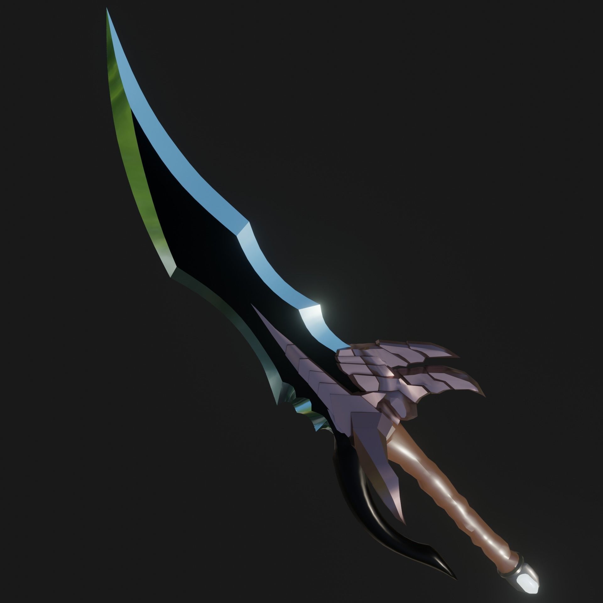 Kasakas Venom Fang Solo Leveling Low-poly 3D model_3