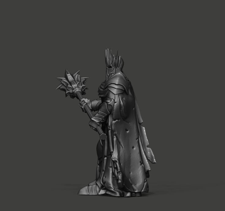 Evil Lord - 38 mm 3D print model_4