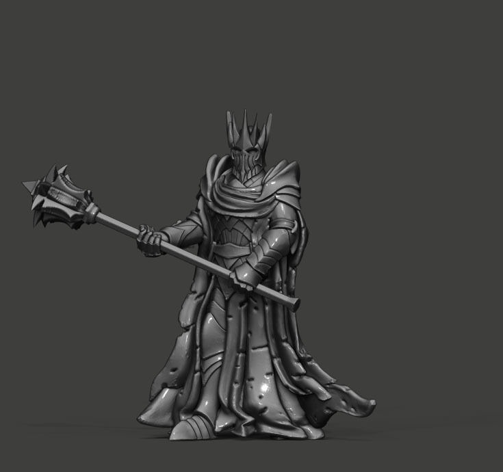 Evil Lord - 38 mm 3D print model_6