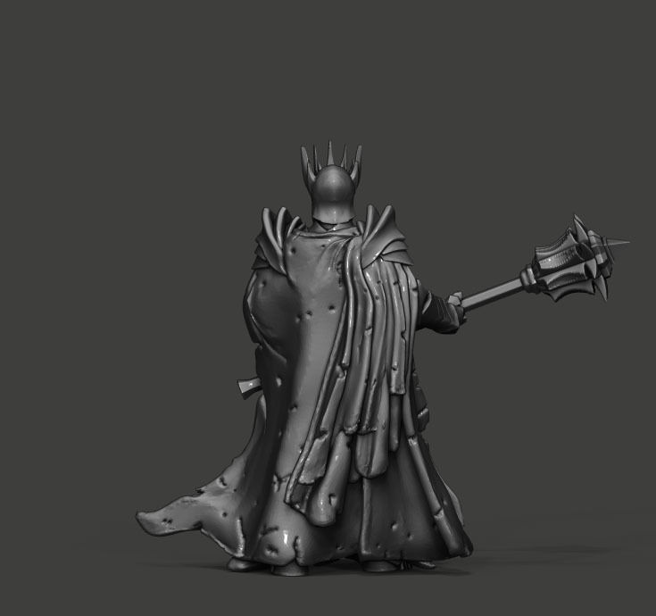 Evil Lord - 38 mm 3D print model_3