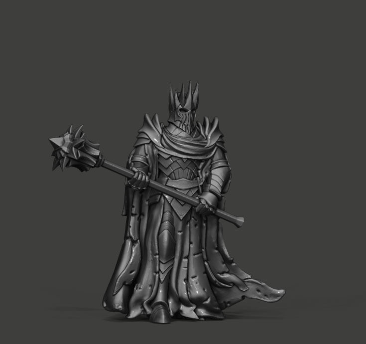 Evil Lord - 38 mm 3D print model_1