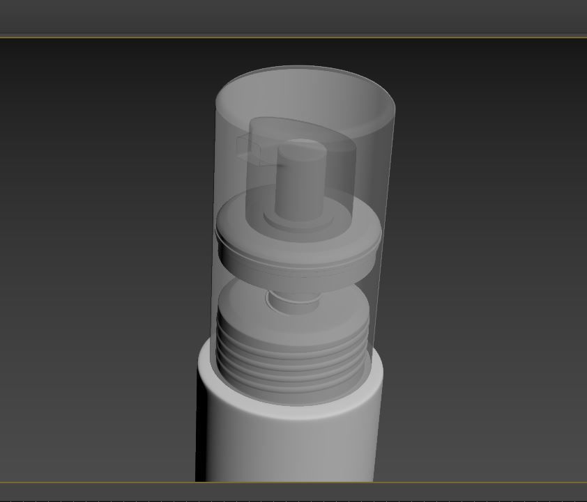 spray bottle 3d model Low-poly 3D model_3