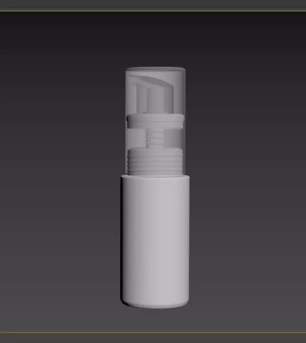 spray bottle 3d model Low-poly 3D model_0