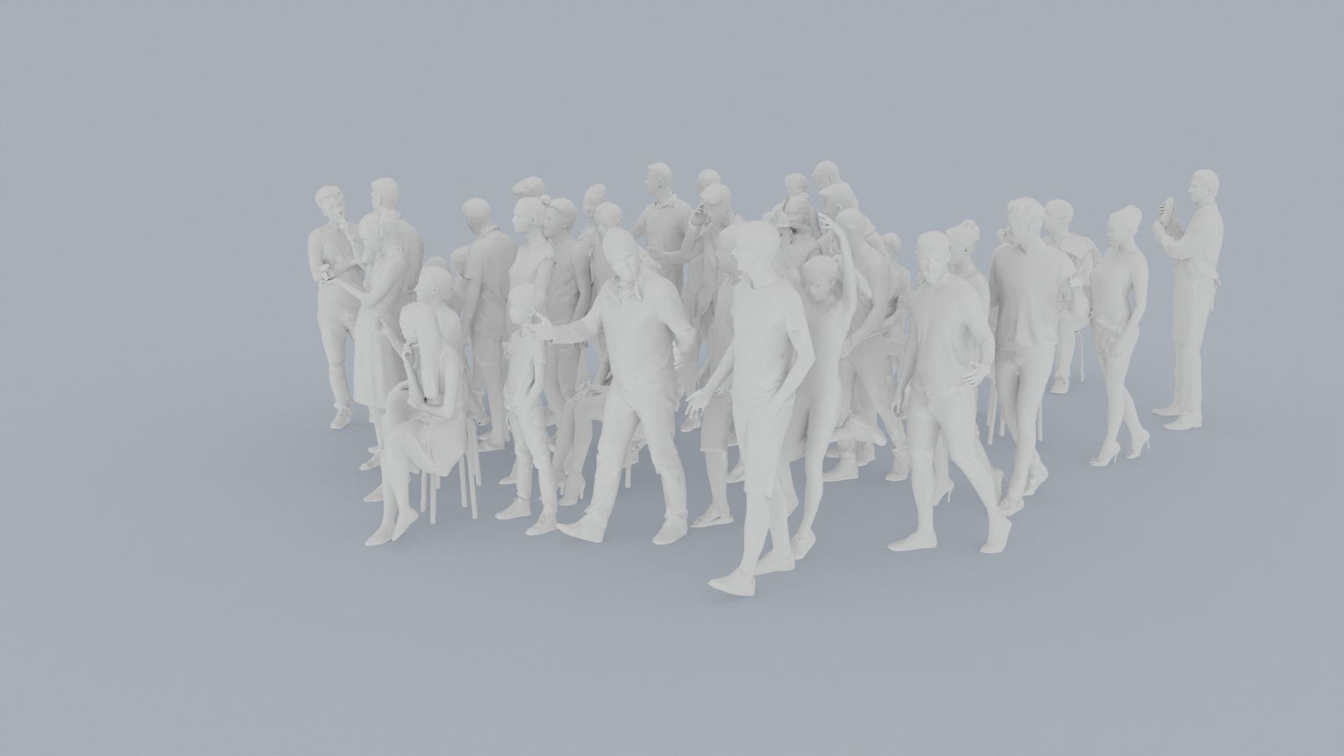 11 CASU1 SUMMER CASU2 CAFE1 SITTING PEOPLE SCANS MAN WOMAN 3D print model_4