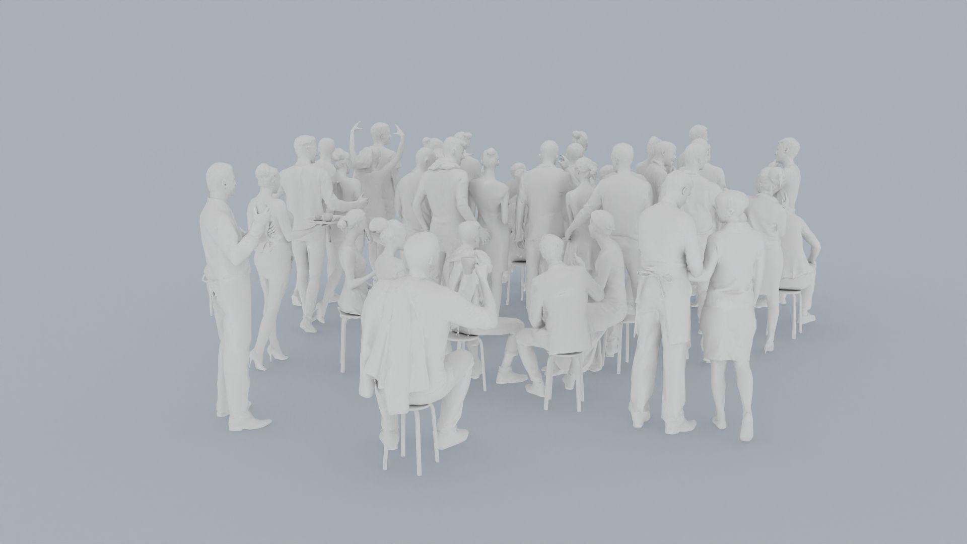 11 CASU1 SUMMER CASU2 CAFE1 SITTING PEOPLE SCANS MAN WOMAN 3D print model_9