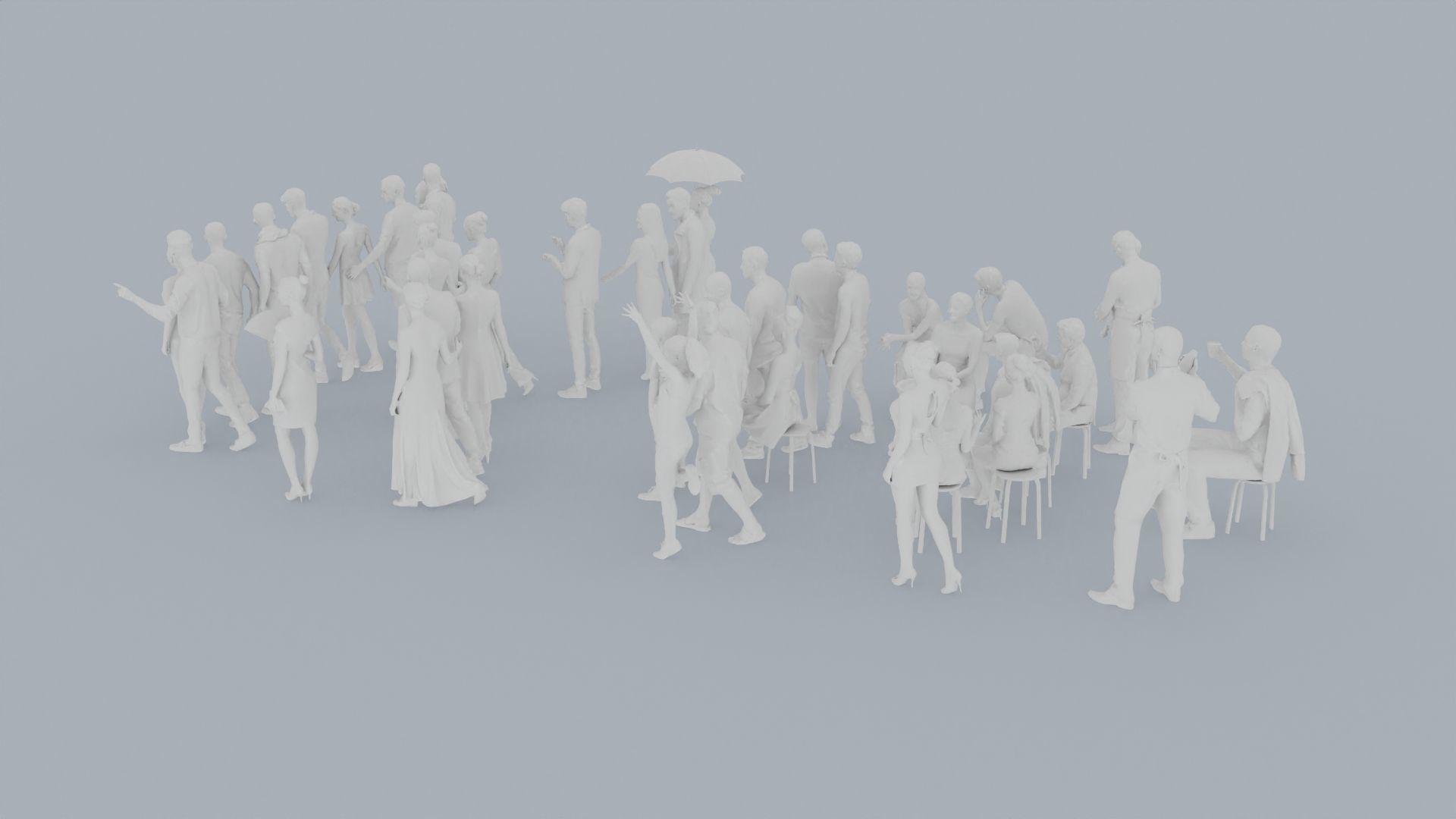 09 CASU1 ELE2 CASU2 CAFE1 SITTING PEOPLE SCANS MAN WOMAN 3D print model_6