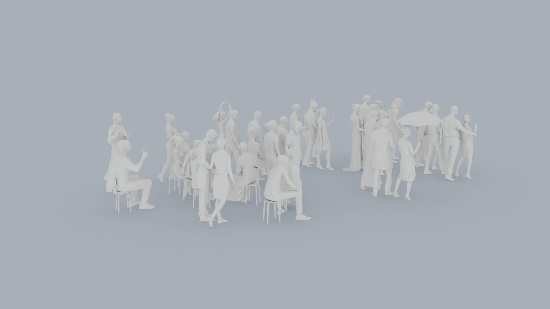 09 CASU1 ELE2 CASU2 CAFE1 SITTING PEOPLE SCANS MAN WOMAN 3D print model_9