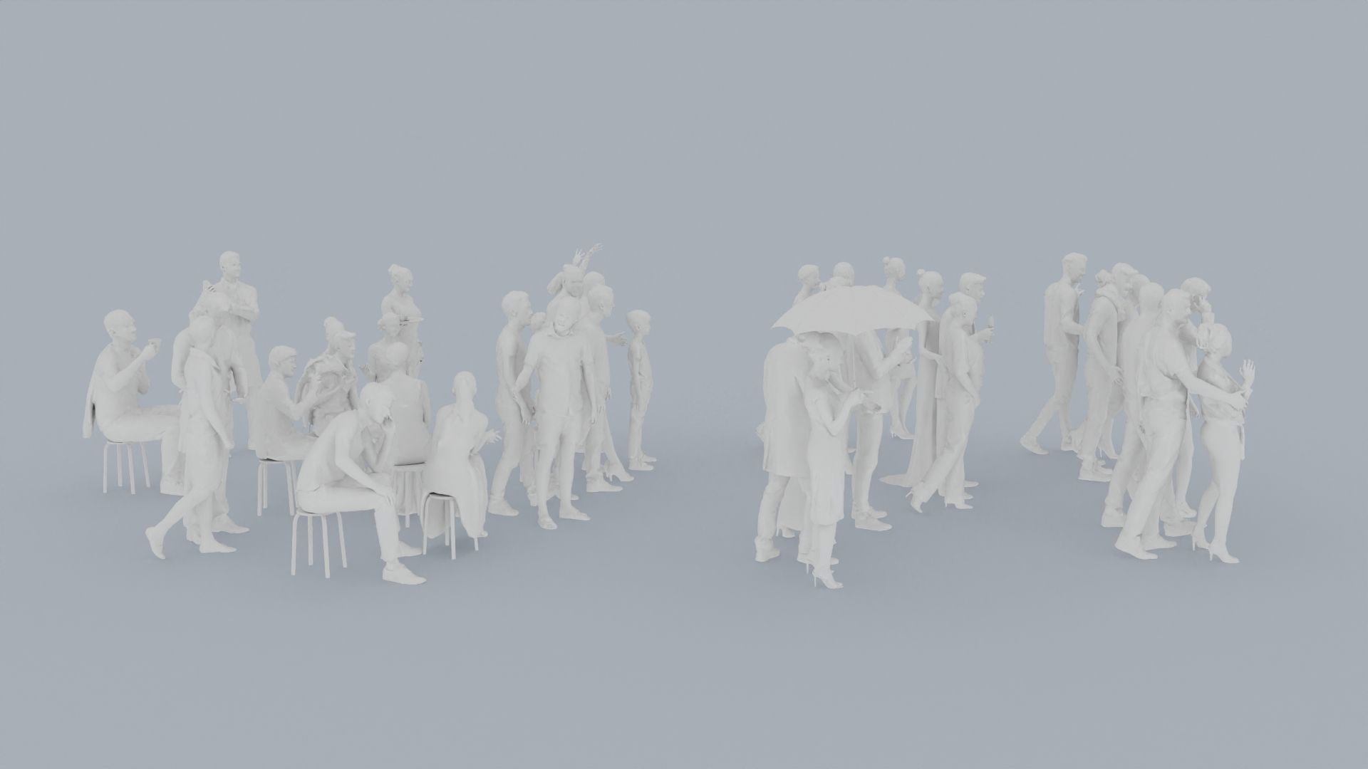 09 CASU1 ELE2 CASU2 CAFE1 SITTING PEOPLE SCANS MAN WOMAN 3D print model_11