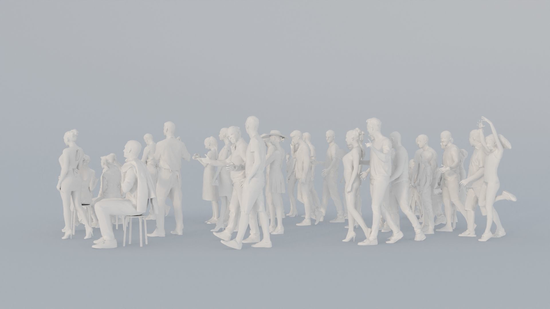 07 CASU1 CASU2 SUMMER01 CAFE1 SITTING PEOPLE SCANS MAN WOMAN 3D print model_4