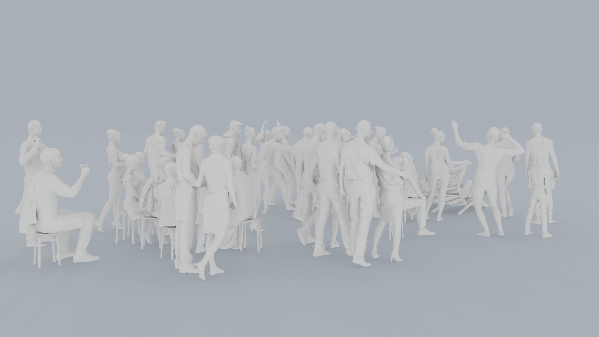 03 BEACH SUMMER CASU1 CAFE1 SITTING PEOPLE SCANS MAN WOMAN 3D print model_10