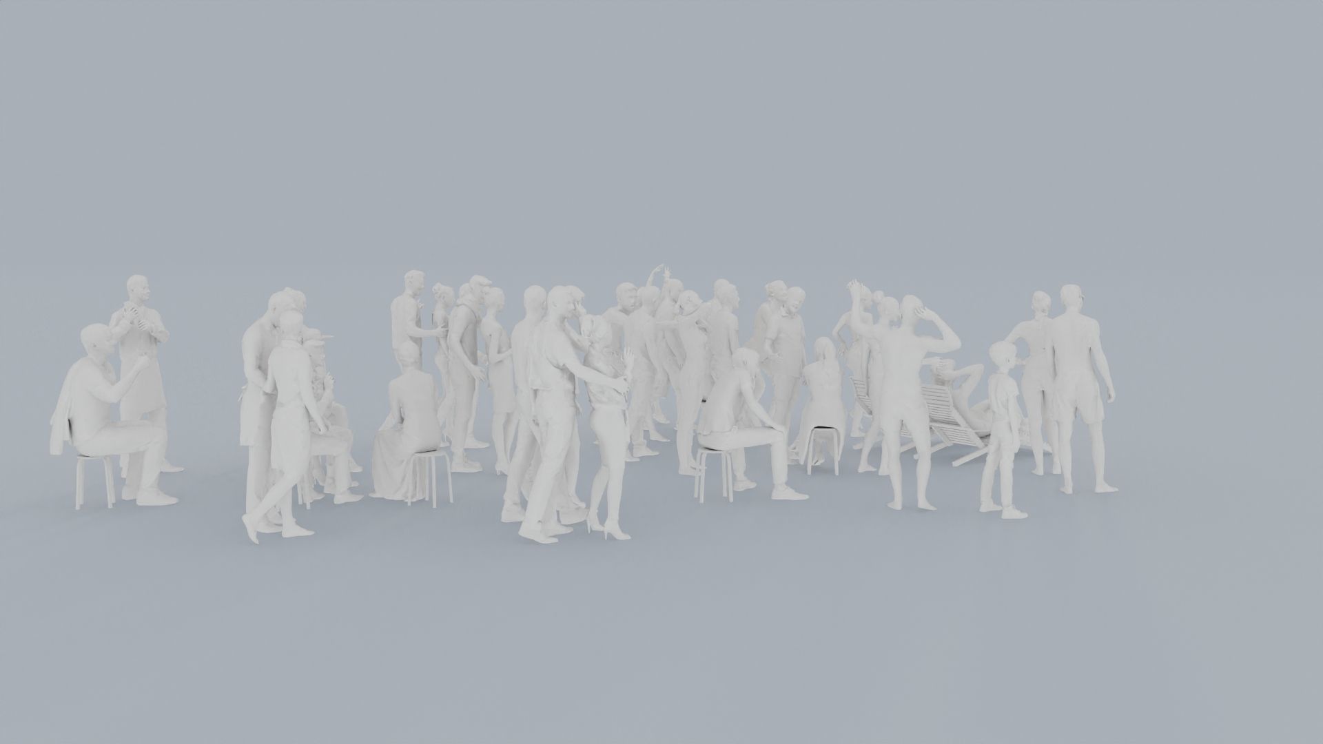 03 BEACH SUMMER CASU1 CAFE1 SITTING PEOPLE SCANS MAN WOMAN 3D print model_11