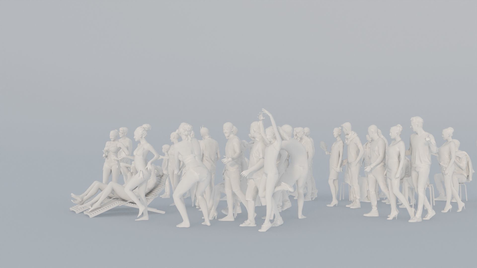 03 BEACH SUMMER CASU1 CAFE1 SITTING PEOPLE SCANS MAN WOMAN 3D print model_4