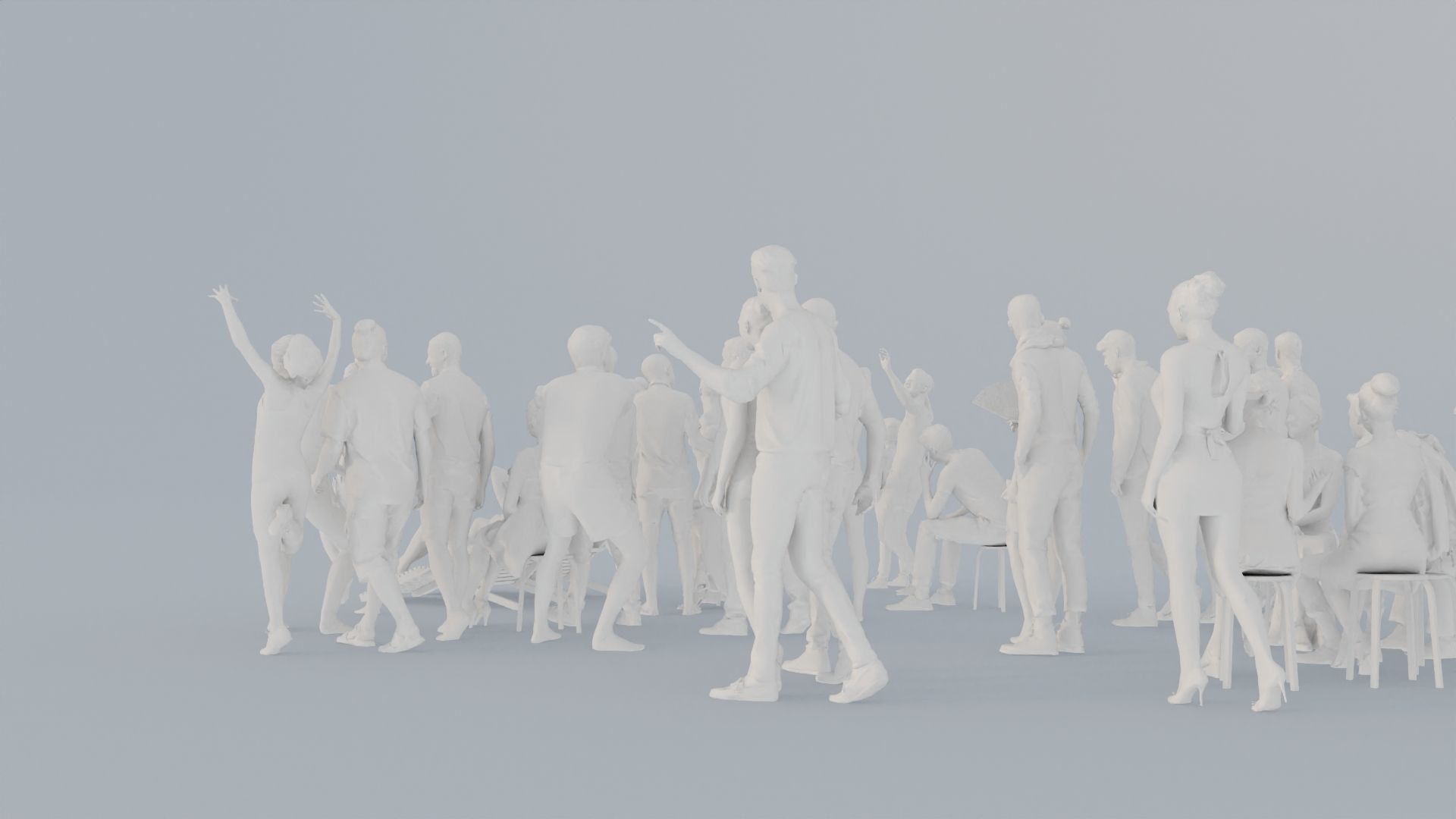 03 BEACH SUMMER CASU1 CAFE1 SITTING PEOPLE SCANS MAN WOMAN 3D print model_7