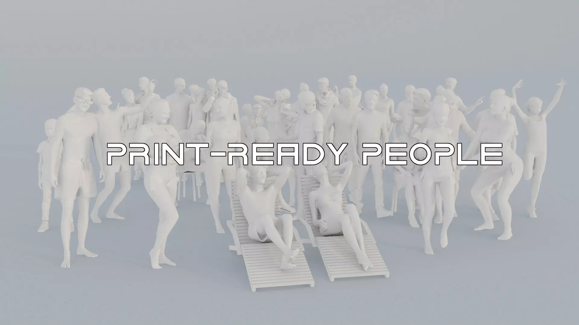 03 BEACH SUMMER CASU1 CAFE1 SITTING PEOPLE SCANS MAN WOMAN 3D print model_0