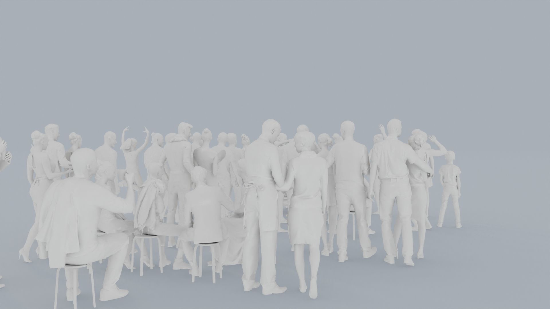 03 BEACH SUMMER CASU1 CAFE1 SITTING PEOPLE SCANS MAN WOMAN 3D print model_9