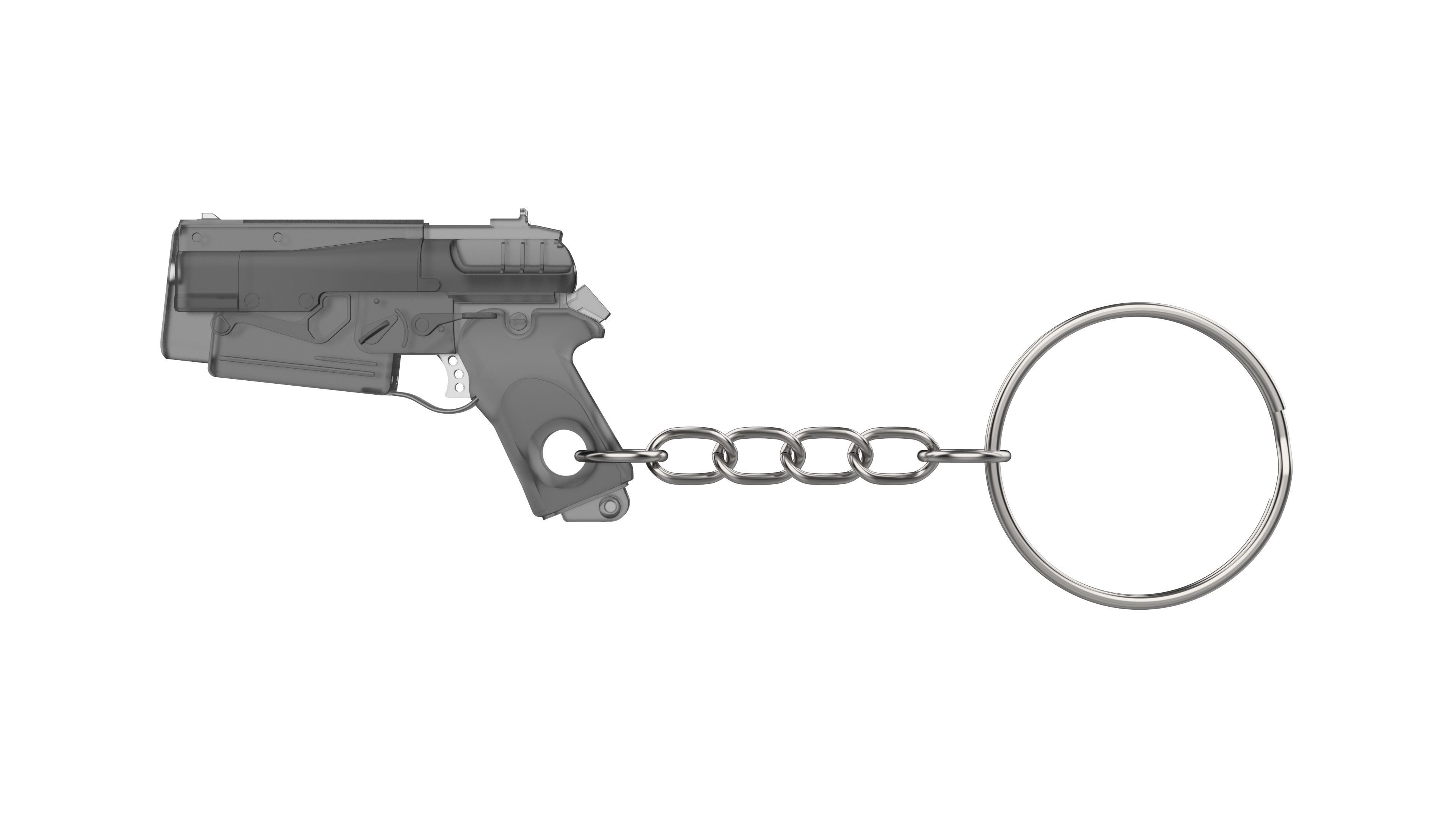 Keychain - 10mm Pistol - Fallout 4 - Printable - STL 3D print model_1