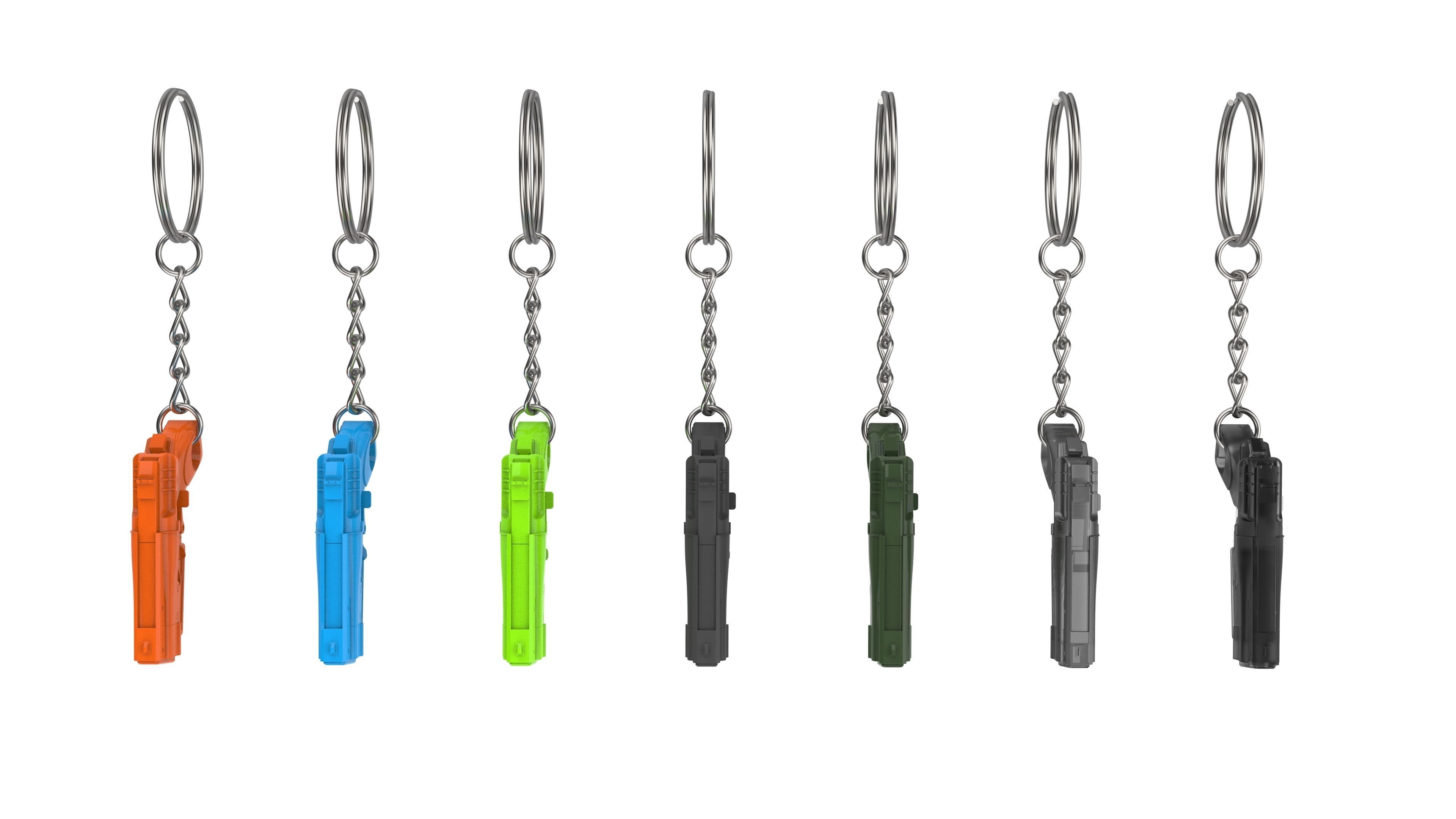 Keychain - 10mm Pistol - Fallout 4 - Printable - STL 3D print model_16