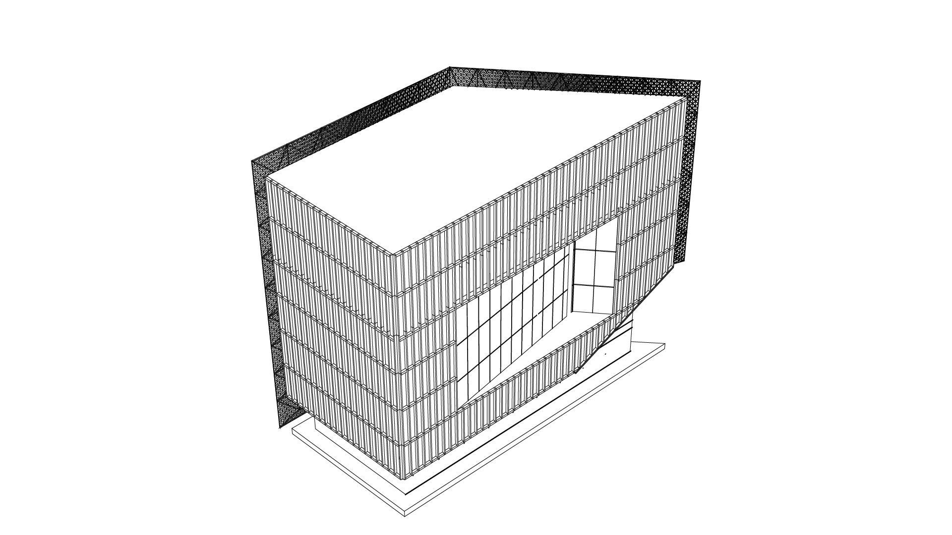 Office Building Archviz 3D model_24