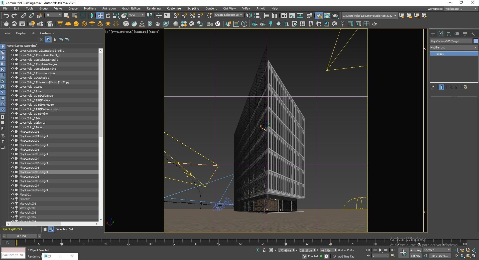 Office Building Archviz 3D model_26