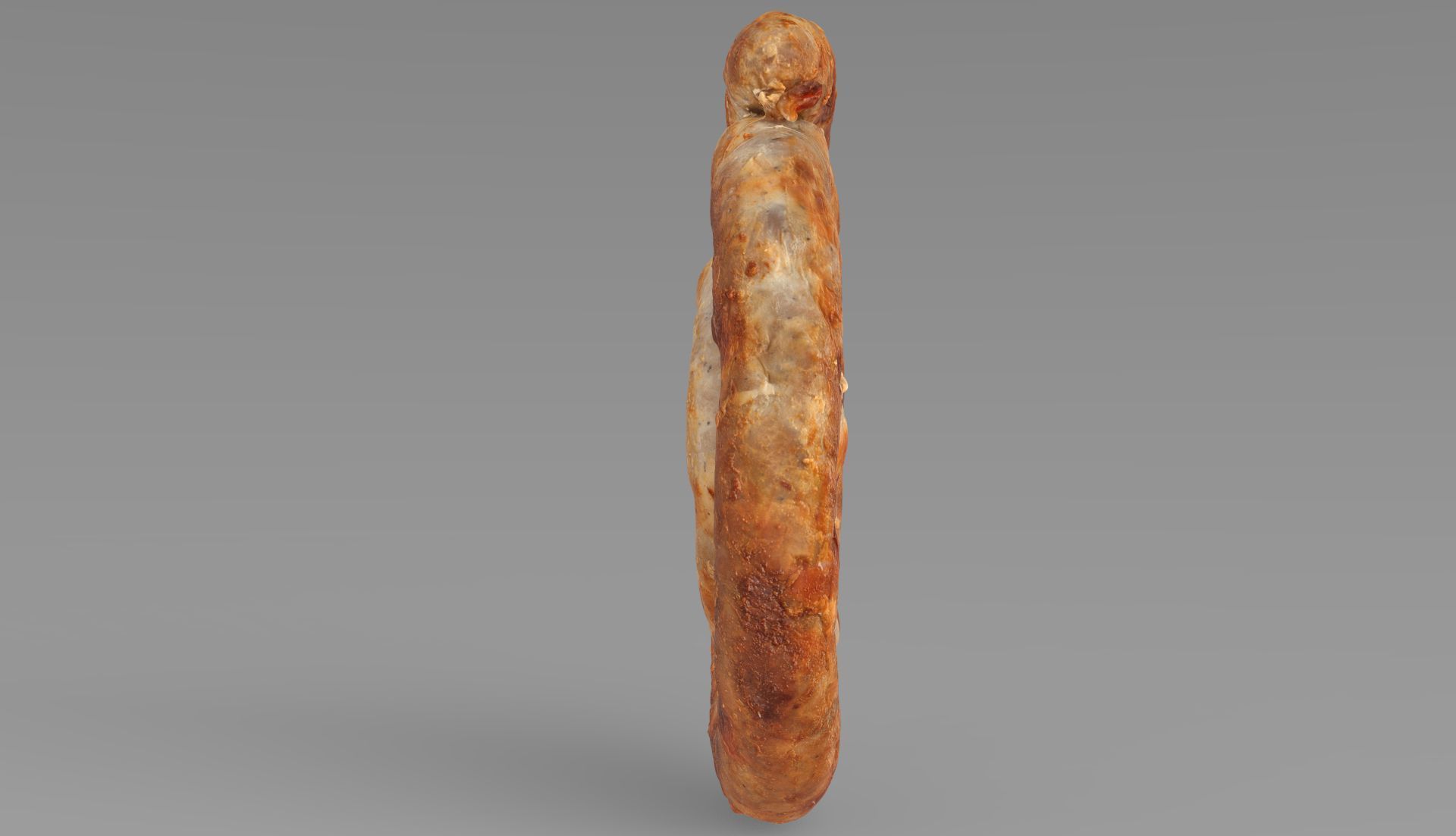 Homemade sausage Low-poly 3D model_5