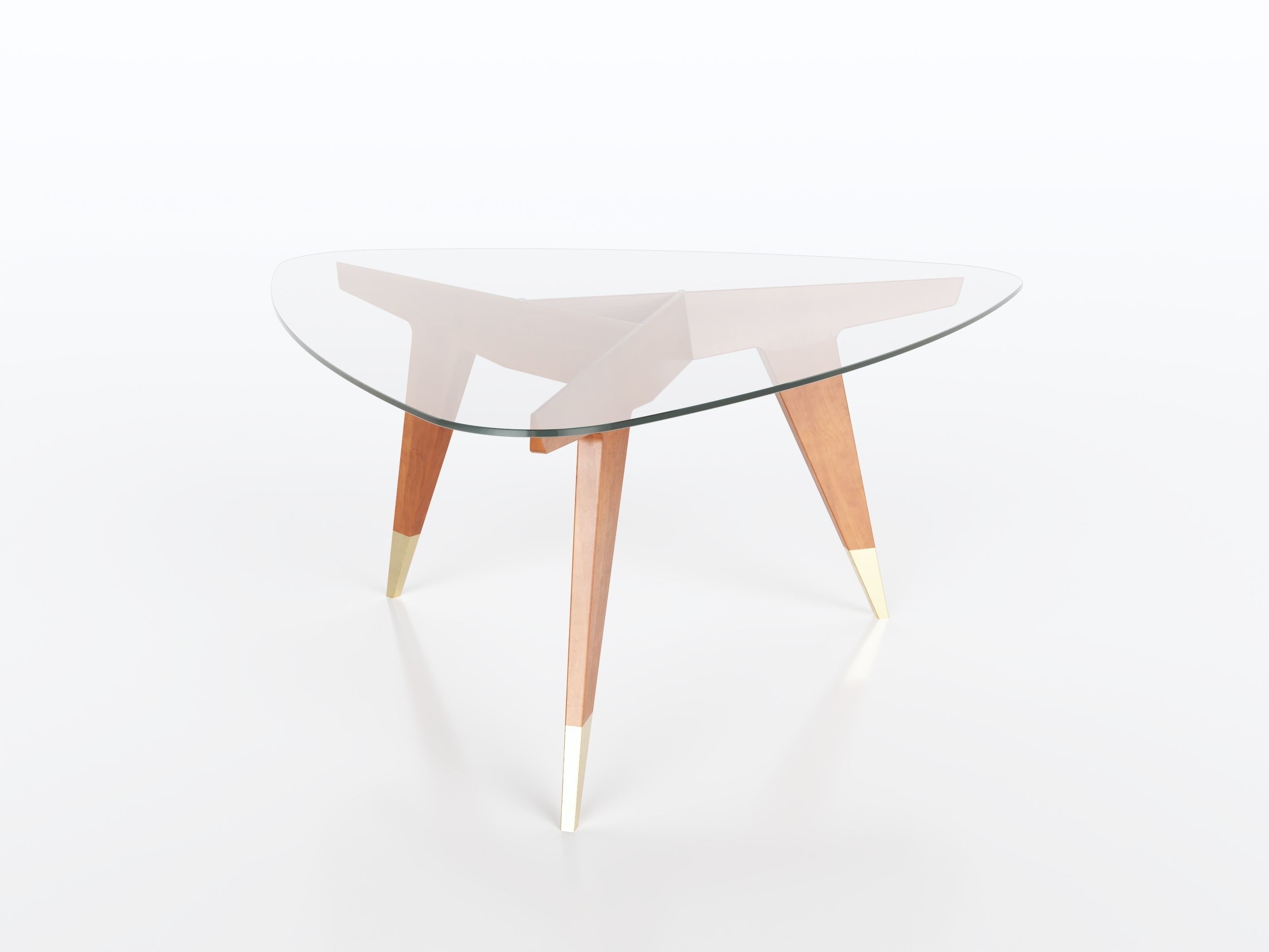 Gio Ponti D552 Coffee Table 3D model_1