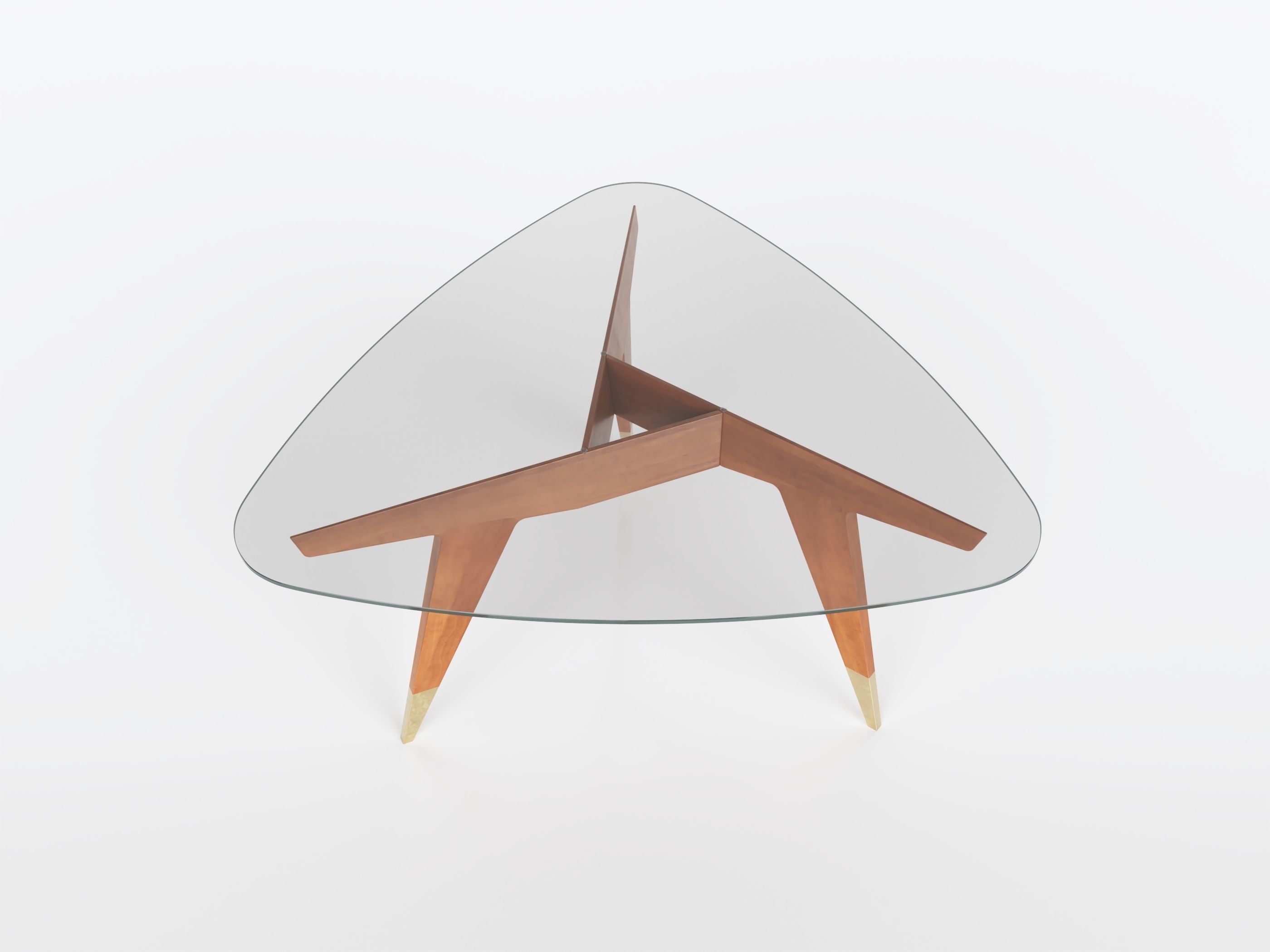 Gio Ponti D552 Coffee Table 3D model_2