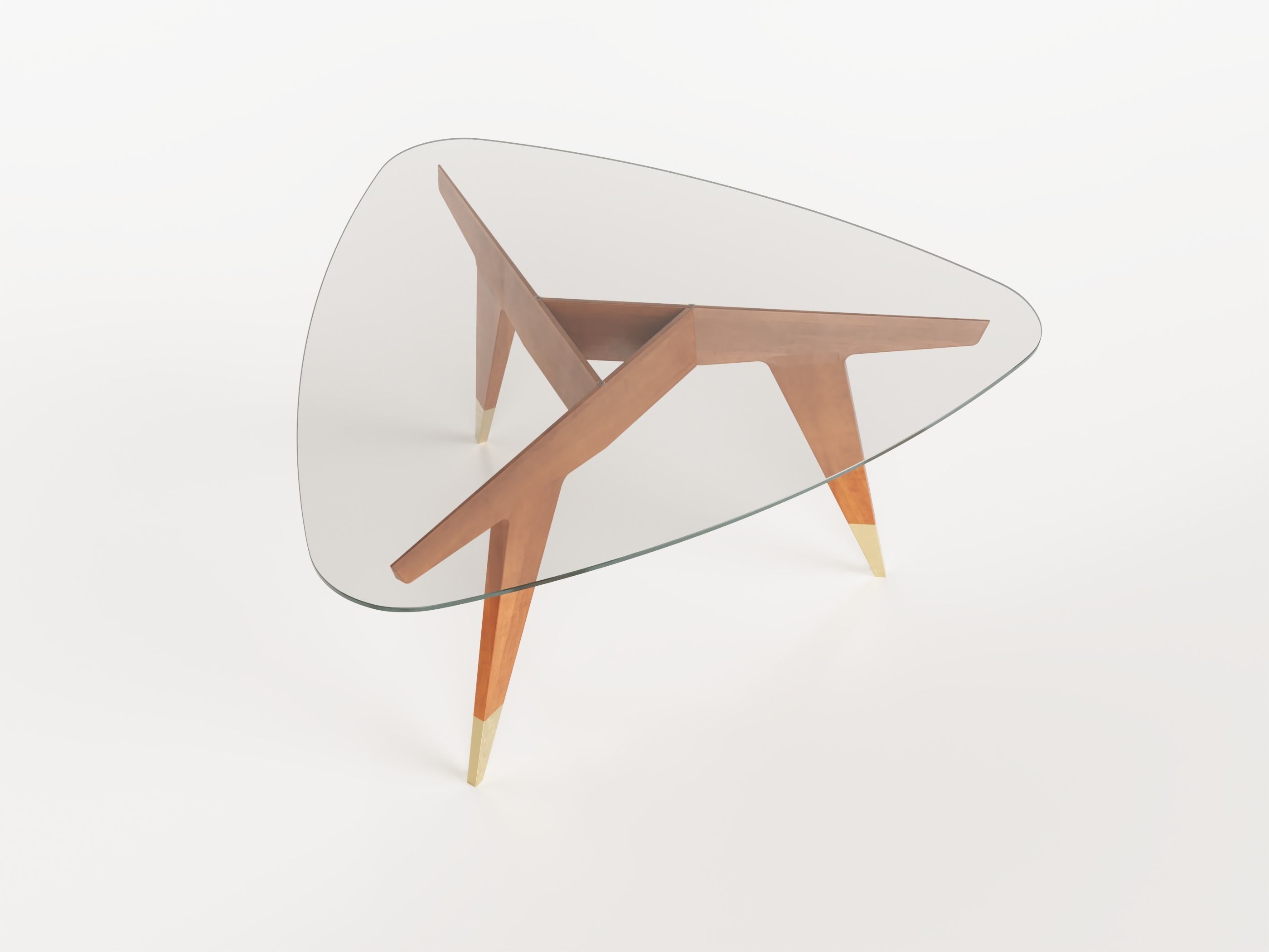 Gio Ponti D552 Coffee Table 3D model_3