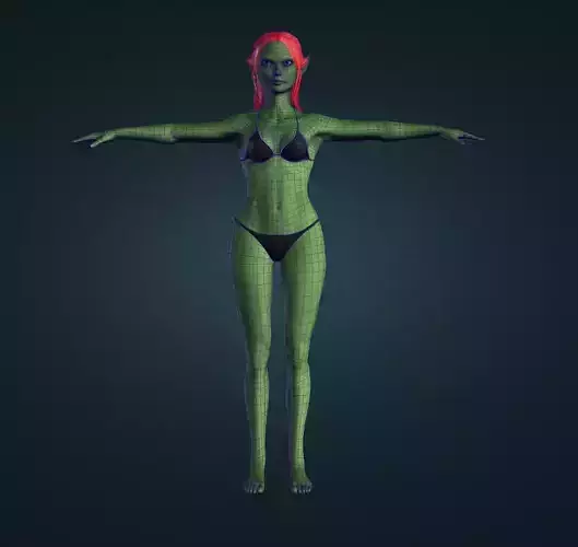 IWI Girl Elf Character 01