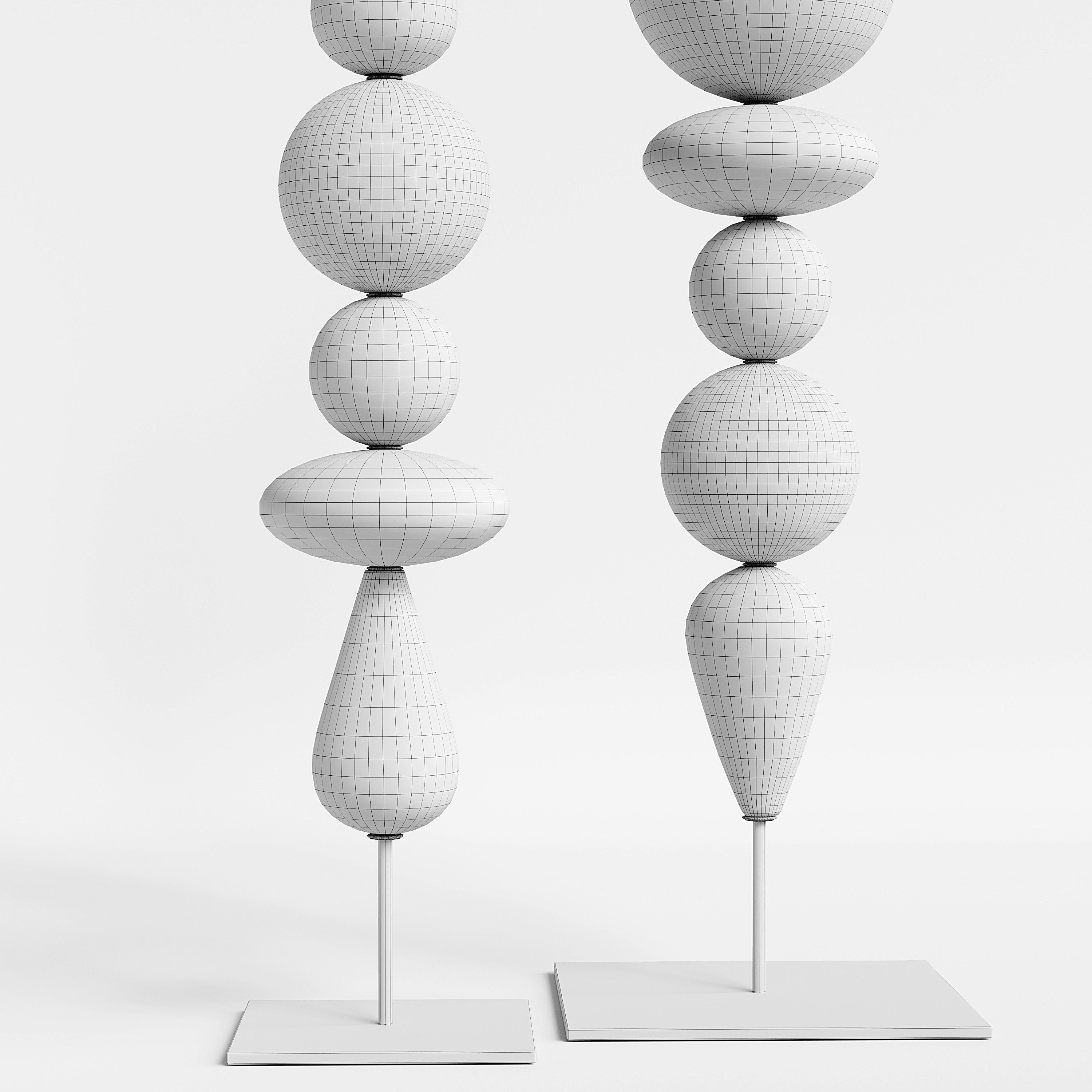 Stack glass sculpture by Sklo 3D model_6