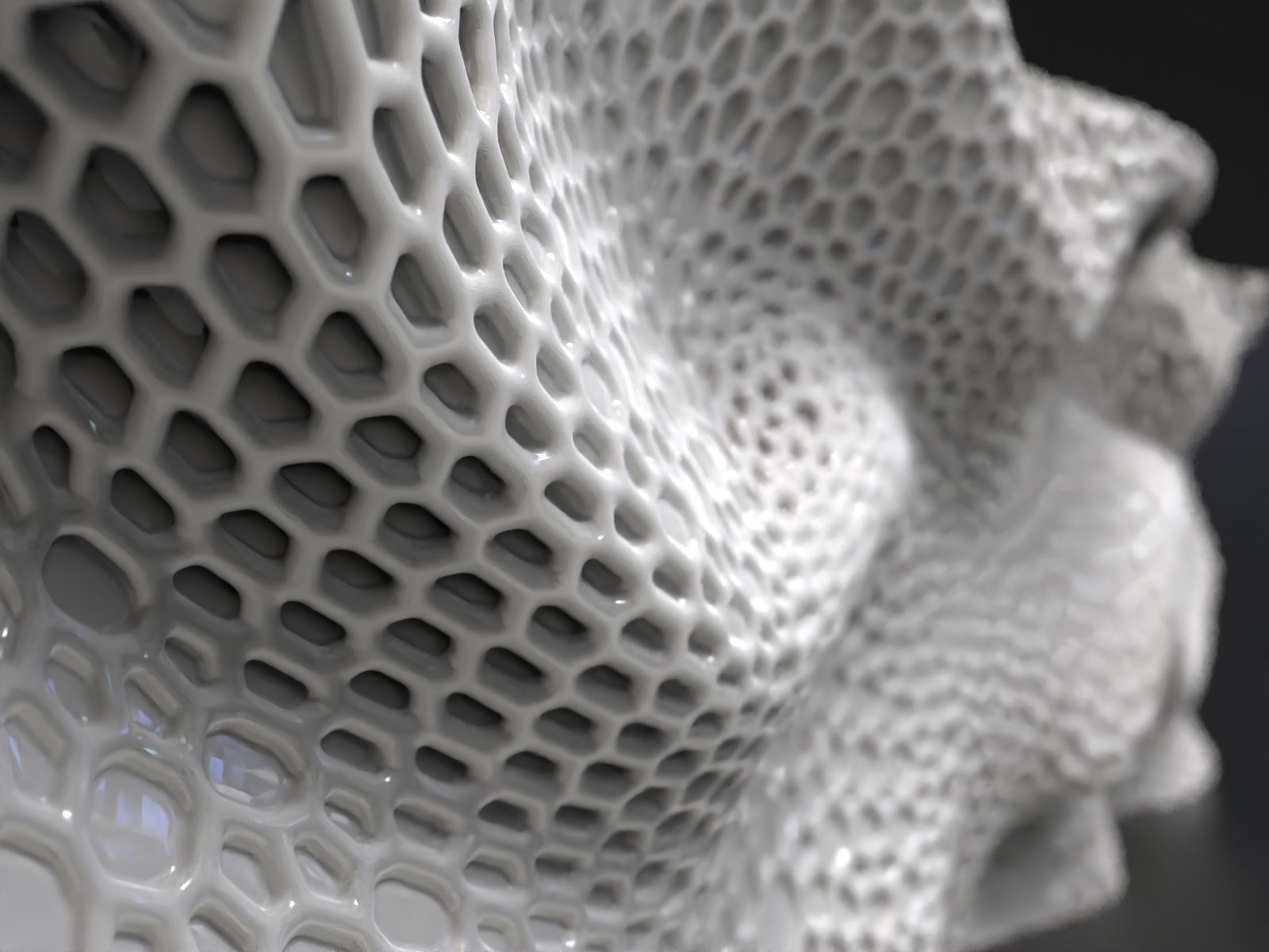 Parametric wall voronoi 3D print model_4