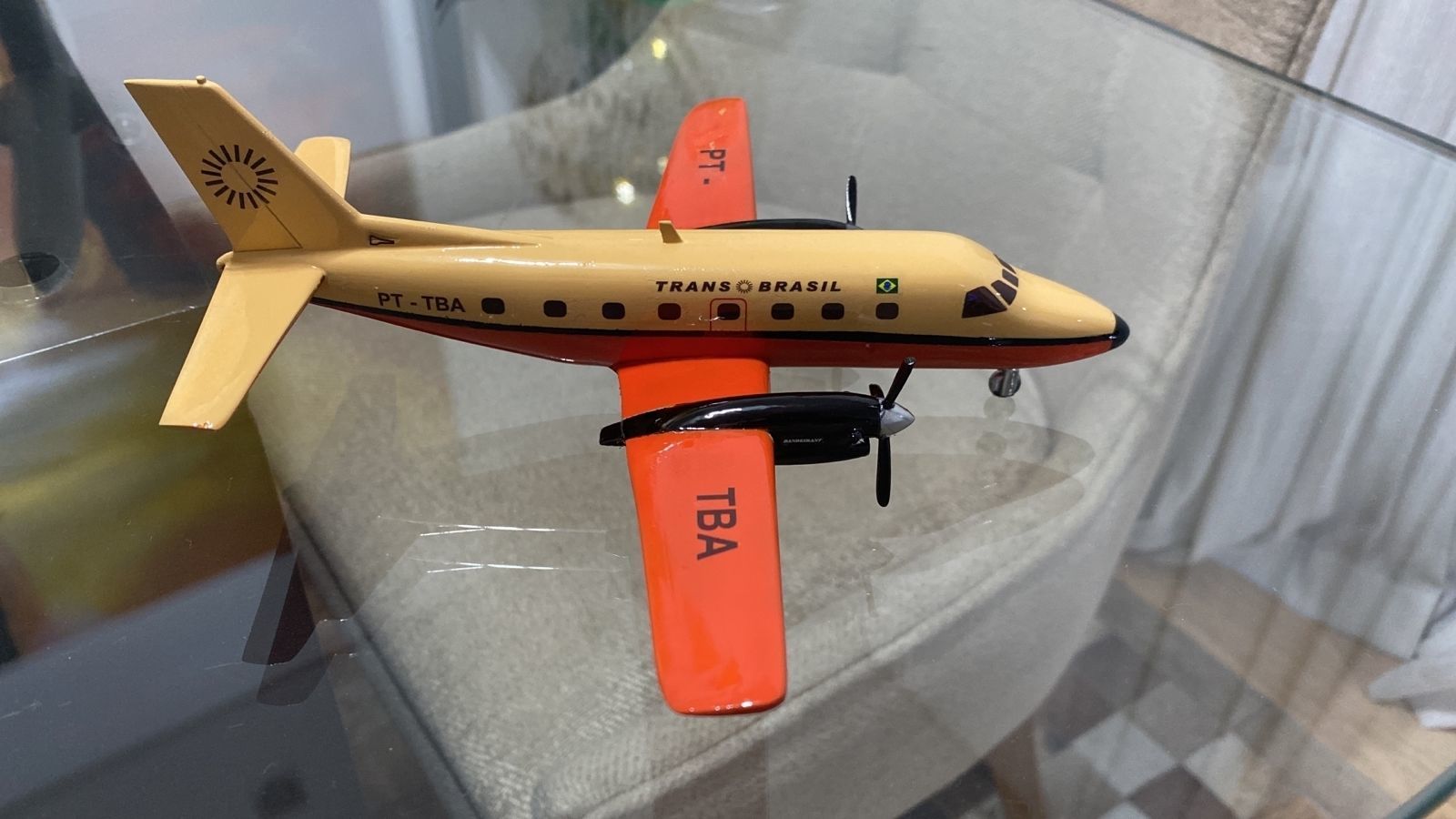 Embraer 110 Bandeirante 3D print model_1