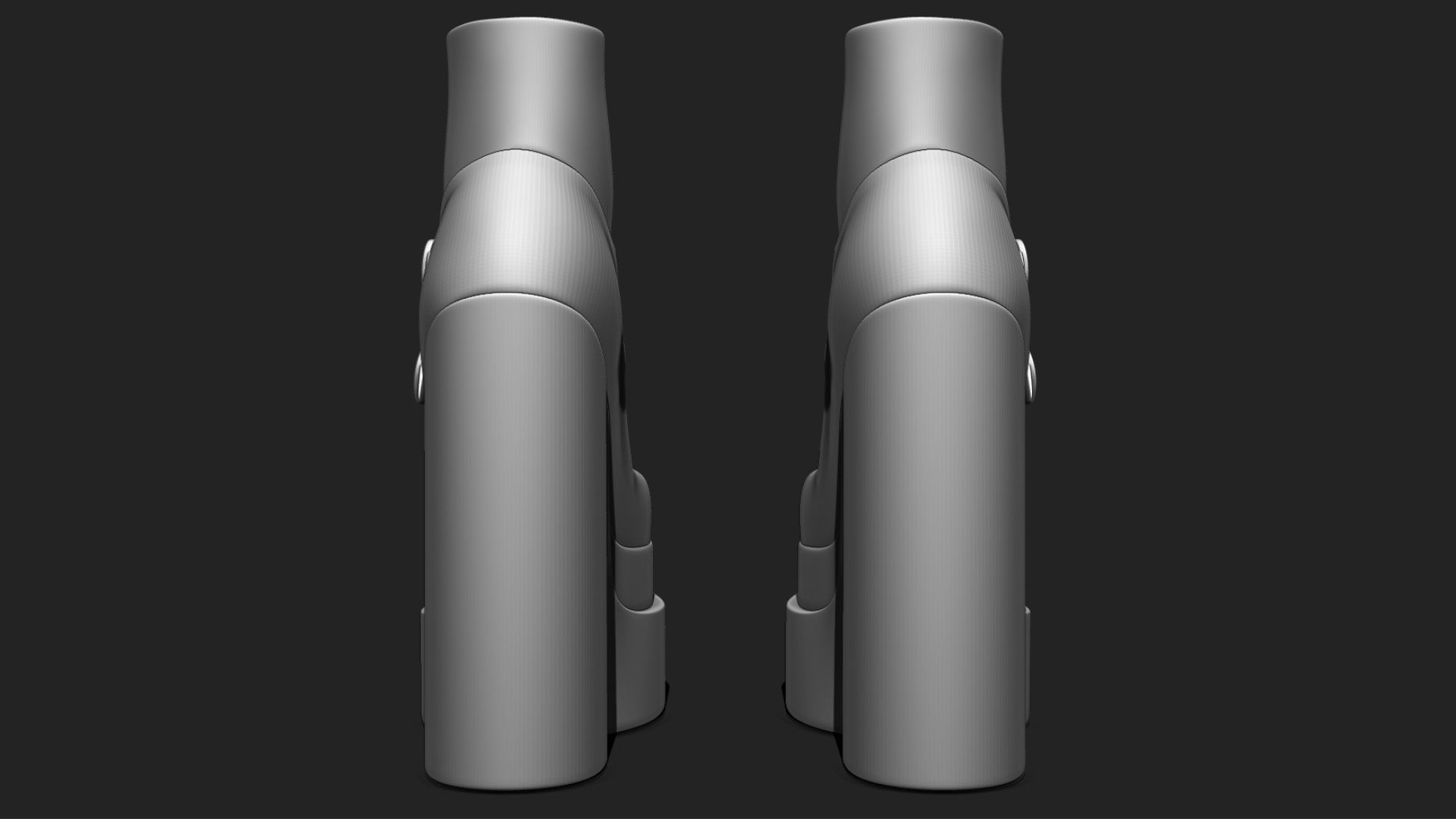 Platform High Heels BUNDLE with Socks Low-poly 3D model_21