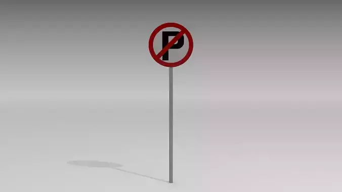 No parking sign