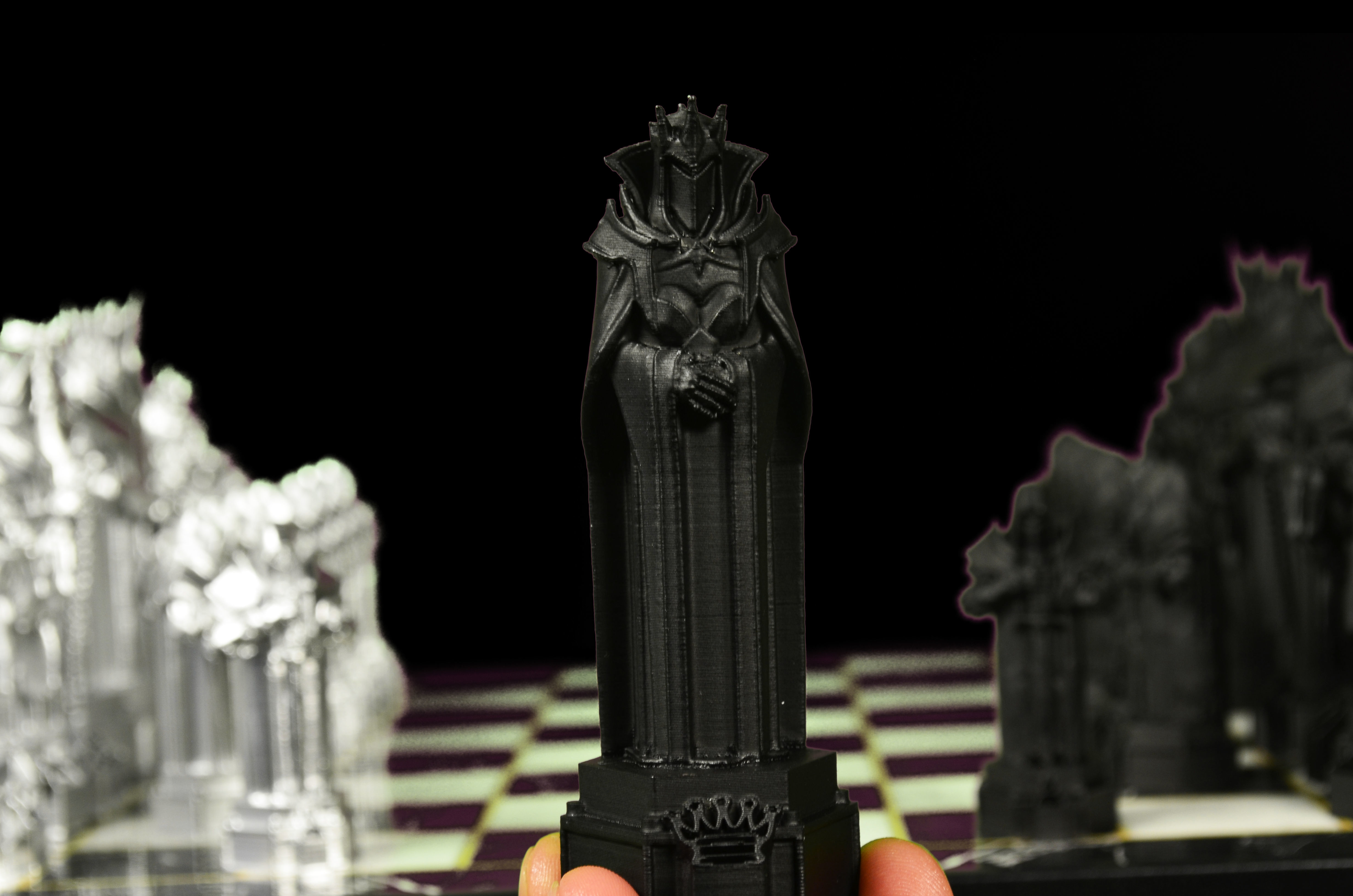 Knight - Crusader V2 Chess Set - 6 Chess Pieces 3D print model_16
