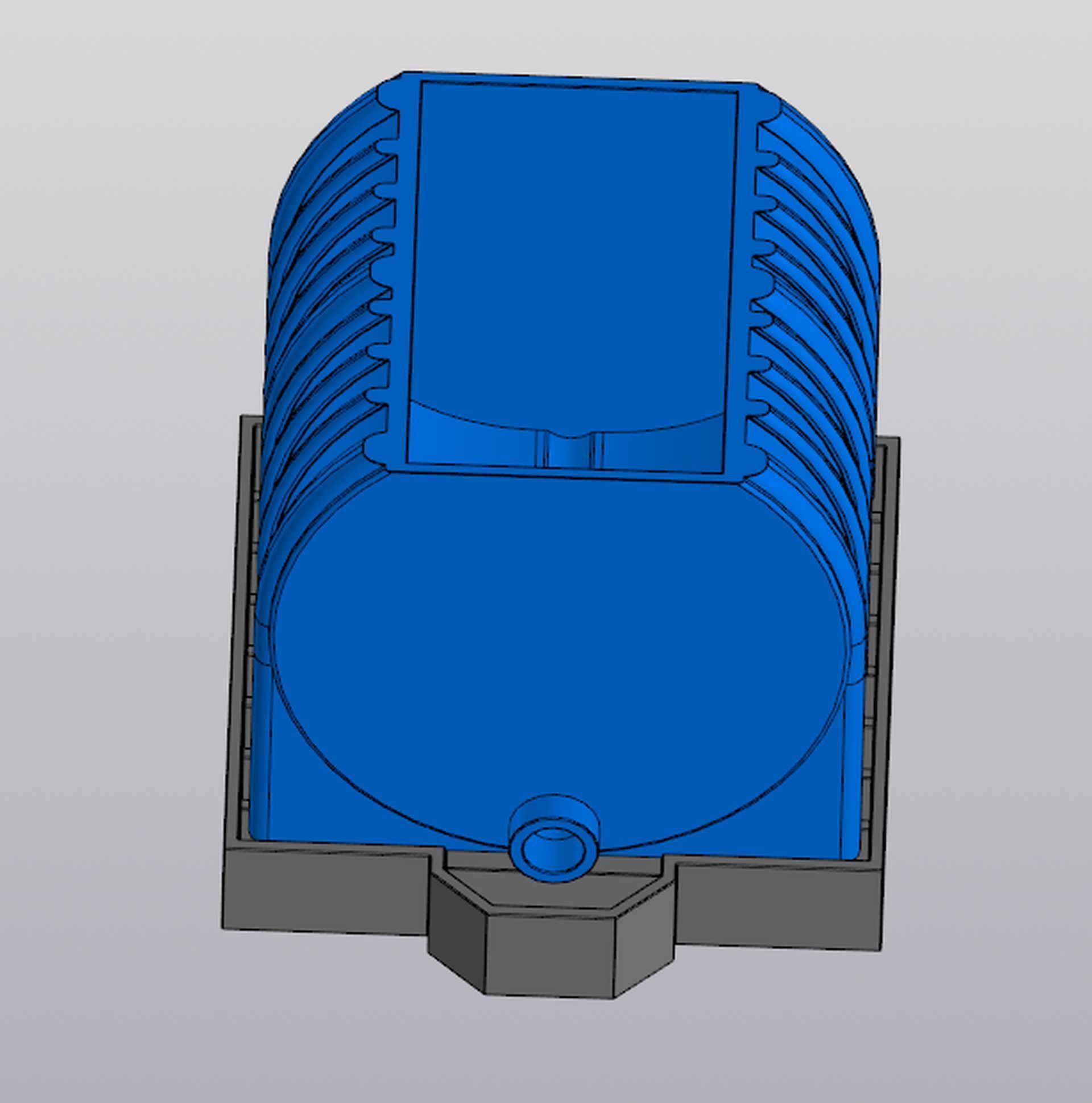 Water tank Planter 3D print model_5