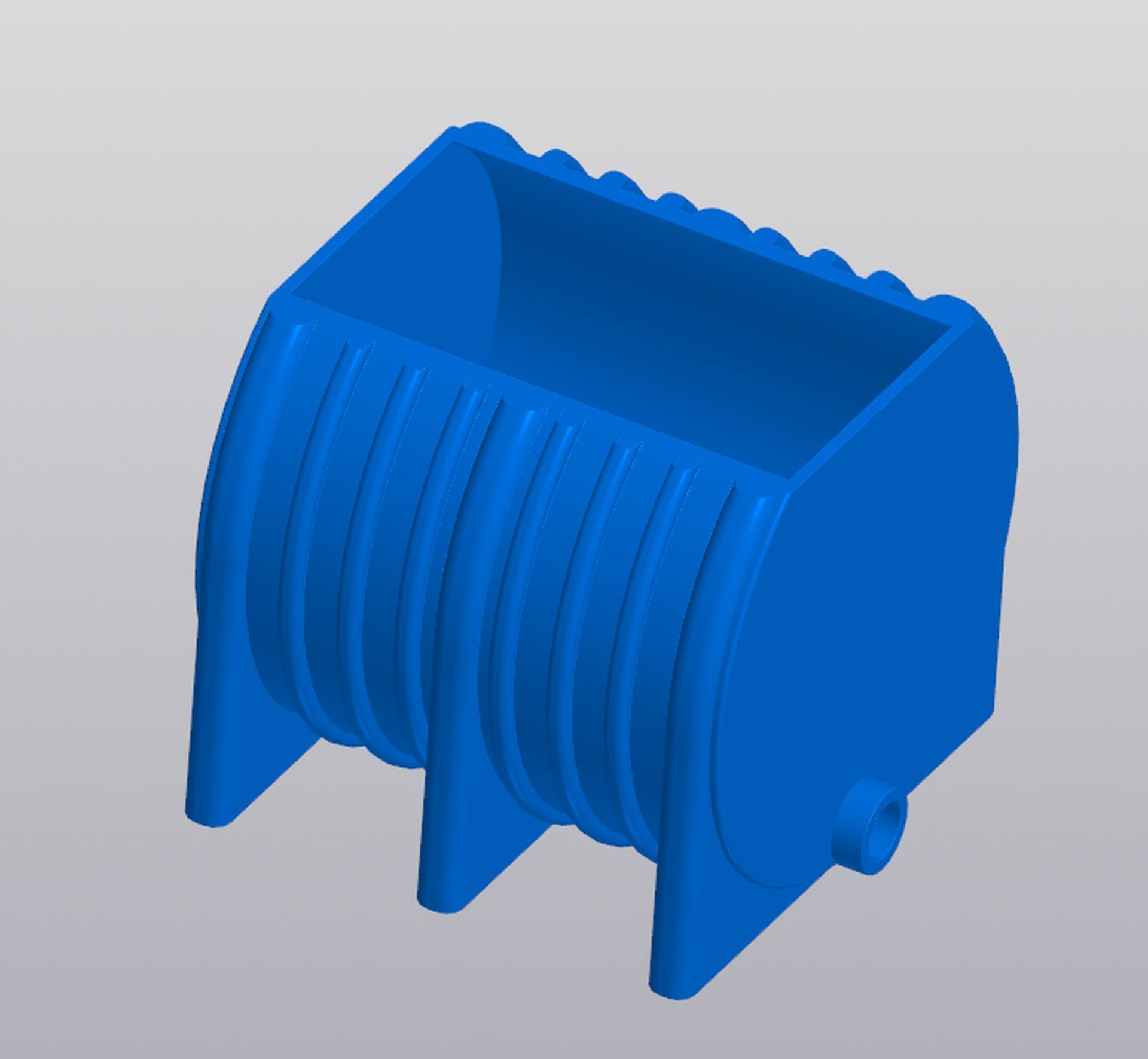 Water tank Planter 3D print model_6