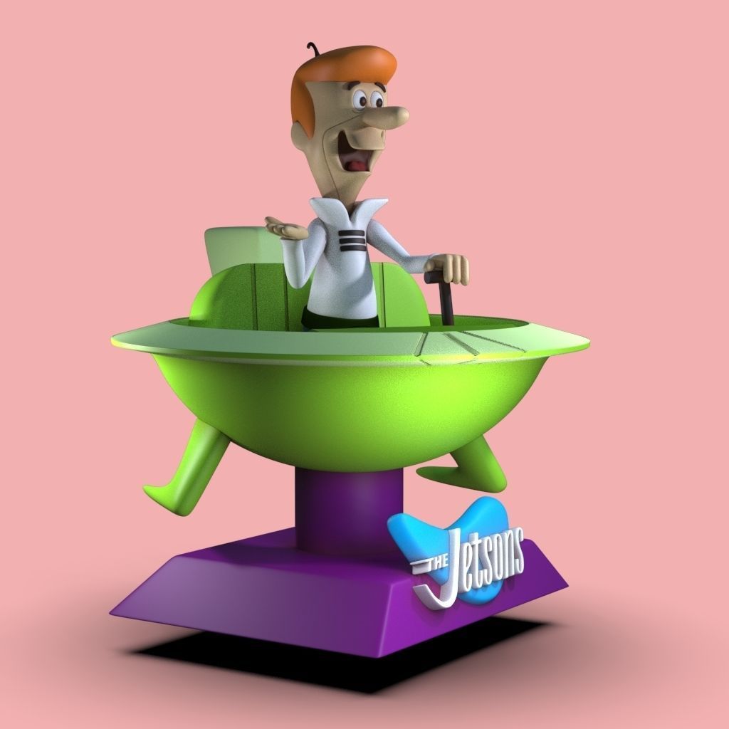 The Jetsons - George Jetson Fan Art 3D print model_4