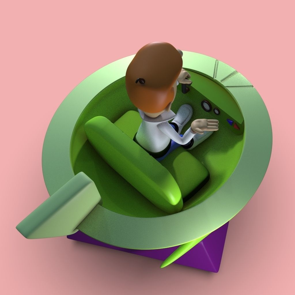 The Jetsons - George Jetson Fan Art 3D print model_5